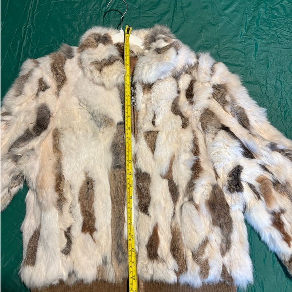 Vintage rabbit fur jacket Size M - Picture 6 of 8
